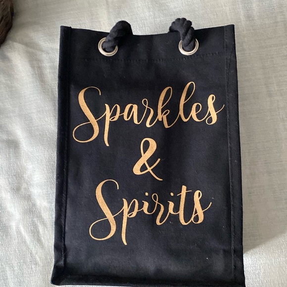 Sparkle and spirits wine bag - Picture 1 of 3